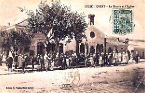 209- Oued-Imbert- La mairie et l'eglise-1931